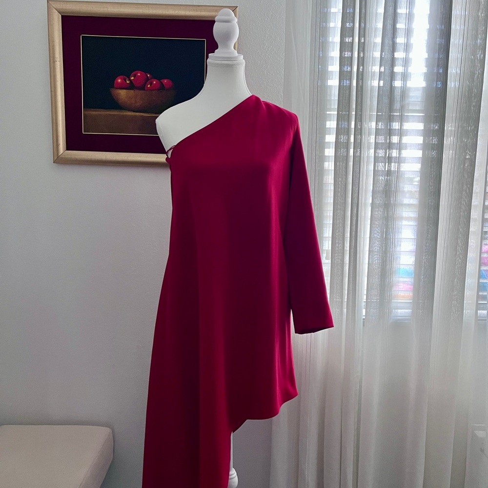 ZARA One-Shoulder Asymmetrical Dress – NWT